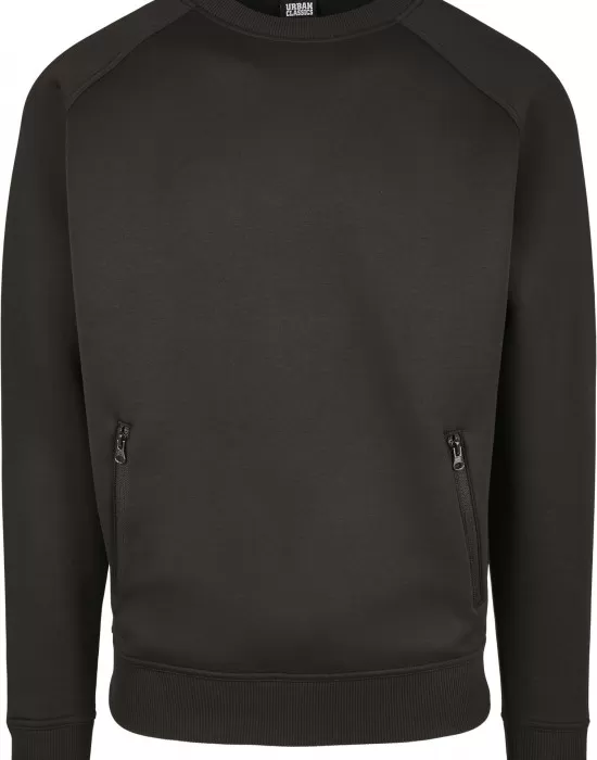 Мъжки пуловер Urban Classics с реглан ръкави в черно, Блузи - Hoodstyle.bg