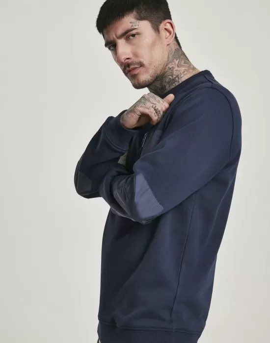 Мъжка блуза в тъмносиньо Urban Classics Military Crew, Блузи - Hoodstyle.bg