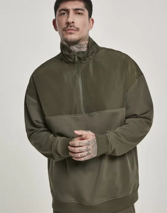 Мъжко яке в цвят маслина Urban Classics Military Troyer, Блузи - Hoodstyle.bg