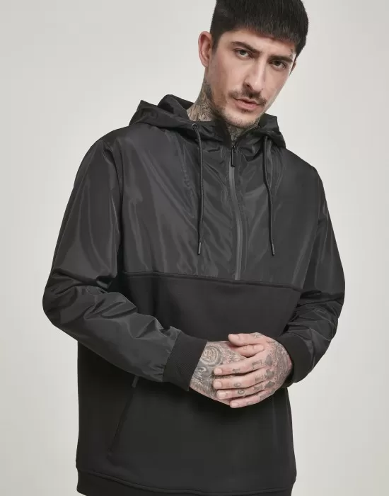 Мъжки суичър в  Urban Classics Military?Half Zip?Hoody, Суичъри с цип - Hoodstyle.bg