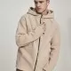 Мъжко яке в пясъчен цвят от Urban Classics Hooded Sherpa Zip, Зимни якета - Hoodstyle.bg