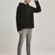Мъжко яке в черно от Urban Classics Hooded Sherpa Zip, Зимни якета - Hoodstyle.bg
