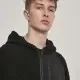 Мъжко яке в черно от Urban Classics Hooded Sherpa Zip, Зимни якета - Hoodstyle.bg