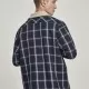 Мъжко тънко яке Urban Classics Sherpa Lined Shirt в тъмносин цвят, Якета Пролет / Есен - Hoodstyle.bg