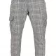Мъжки карго панталон в черно и бяло Urban Classics AOP Glencheck Cargo Jog Pants, Панталони - Hoodstyle.bg