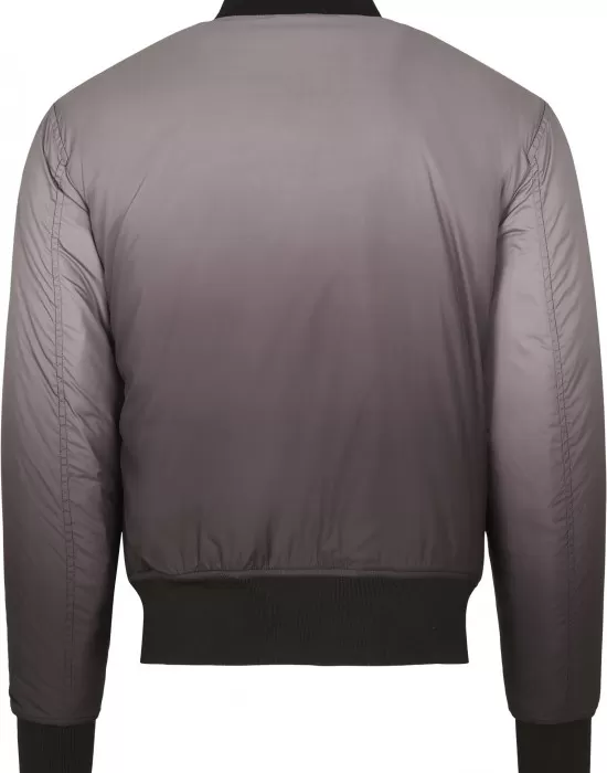 Мъжко яке в черно и сиво от Urban Classics Gradient Bomber, Бомбъри - Hoodstyle.bg