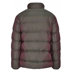 Мъжко зимно яке Urban Classics Shimmering Pull Over в сребрист цвят