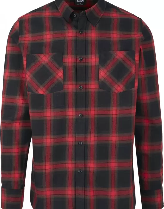 Мъжка карирана риза Urban Classics Checked Flanell, Ризи - Hoodstyle.bg