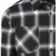 Мъжка карирана риза в черно и бяло Urban Classics Checked Flanell Shirt 6, Ризи - Hoodstyle.bg