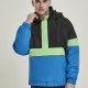 Мъжко яке в черно и синьо от Urban Classics Neon Mix Pull Over Jacket, Якета Пролет / Есен - Hoodstyle.bg