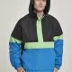 Мъжко яке в черно и синьо от Urban Classics Neon Mix Pull Over Jacket, Якета Пролет / Есен - Hoodstyle.bg