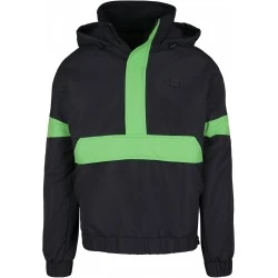 Мъжко яке в черно от Urban Classics Neon Mix Pull Over Jacket 