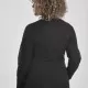 Дамска блуза в черно Urban Classics Ladies Lace Striped LS, Блузи - Hoodstyle.bg