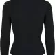Дамска блуза в черно Urban Classics Ladies Lace Striped LS, Блузи - Hoodstyle.bg