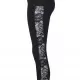 Дамски клин в черно Urban Classics Ladies Lace Striped Leggings, Клинове - Hoodstyle.bg