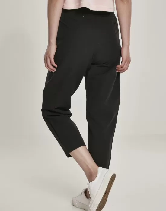 Дамски панталон в черно Urban Classics Ladies High Waist Cropped, Панталони - Hoodstyle.bg