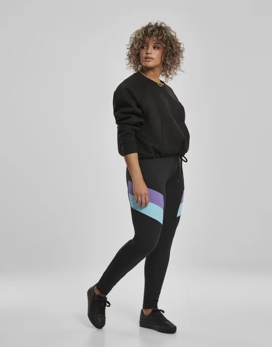 Дамски клин в черно Urban Classics Ladies Color Block Leggings, Клинове - Hoodstyle.bg