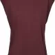 Дамска тениска в тъмночервен цвят Urban Classics Ladies Basic Shaped Tee cherry, Тениски - Hoodstyle.bg