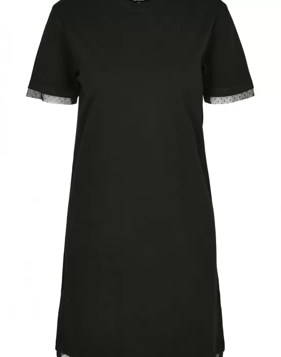 Дамска рокля с дантелени акцени Urban Classics Ladies Boxy Lace, Рокли - Hoodstyle.bg