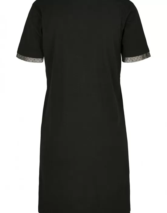 Дамска рокля с дантелени акцени Urban Classics Ladies Boxy Lace, Рокли - Hoodstyle.bg