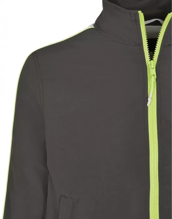 Дамско яке в тъмносиво от Urban Classics Ladies Short Piped Track, Якета - Hoodstyle.bg