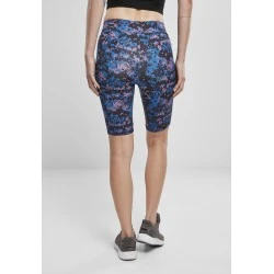 Дамски къс клин в камуфлажен десен Urban Classics High Waist Camo Tech Cycledigital duskviolet camo 