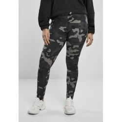 Дамски клин в сиво с камуфлажни шарки Urban Classics  Ladies High Waist Camo Tech Leggings 