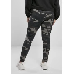 Дамски клин в сиво с камуфлажни шарки Urban Classics  Ladies High Waist Camo Tech Leggings 