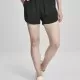 Дамски къси панталони от вискоза в черен цвят Urban Classics Ladies Viscose Resort Shorts black, Къси панталони - Hoodstyle.bg