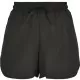Дамски къси панталони от вискоза в черен цвят Urban Classics Ladies Viscose Resort Shorts black, Къси панталони - Hoodstyle.bg