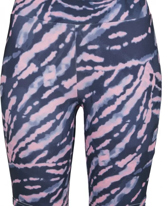 Дамски къс клин Urban Classics Ladies Tie Dye Cycling Shorts darkshadow/pink, Клинове - Hoodstyle.bg