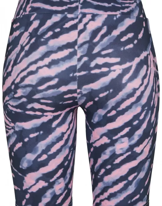 Дамски къс клин Urban Classics Ladies Tie Dye Cycling Shorts darkshadow/pink, Клинове - Hoodstyle.bg