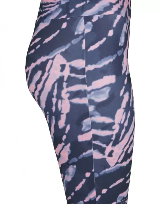 Дамски къс клин Urban Classics Ladies Tie Dye Cycling Shorts darkshadow/pink, Клинове - Hoodstyle.bg