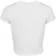 Комплект от 2 тениски в черно и бяло Urban Classics Ladies Cropped Rib Tee 2-Pack, Тениски - Hoodstyle.bg