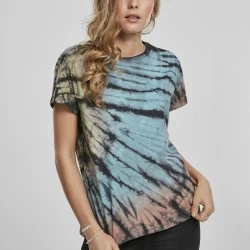 Дамска тениска Urban Classics Ladies Tie Dye Boyfriend Tee black 