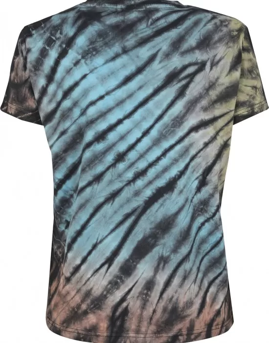 Дамска тениска Urban Classics Ladies Tie Dye Boyfriend Tee black, Тениски - Hoodstyle.bg