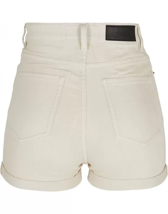 Дамски къси дънкови панталони в пясъчен цвят Urban Classics 5 Pocket Shorts, Къси панталони - Hoodstyle.bg