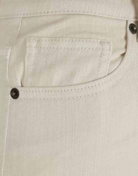 Дамски къси дънкови панталони в пясъчен цвят Urban Classics 5 Pocket Shorts, Къси панталони - Hoodstyle.bg