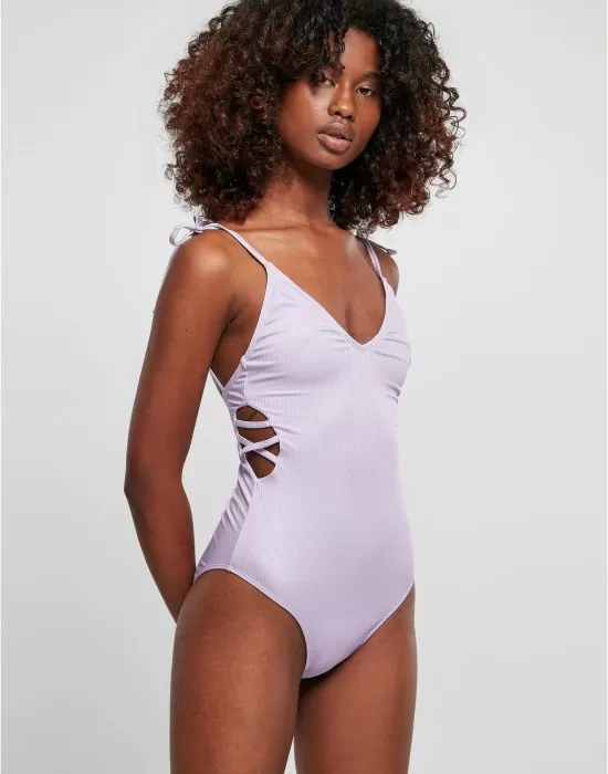 Цял бански костюм в лилав цвят Ladies Swimsuit lilac, Бански - Hoodstyle.bg