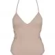 Цял бански в  розово Urban Classics Ladies Rib Swimsuit, Бански - Hoodstyle.bg
