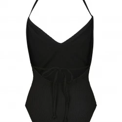 Цял бански в черно Urban Classics Ladies Rib Swimsuit 