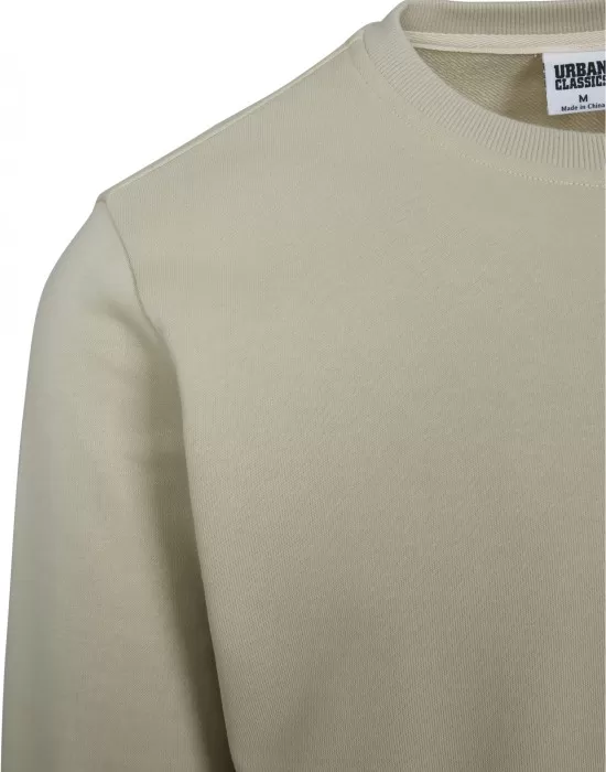 Мъжка блуза в бежово Urban Classics Basic Terry Crew, Блузи - Hoodstyle.bg