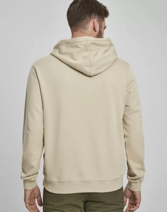 Мъжки суичър в бежово Urban Classics Basic Terry Hoodie, Суичъри - Hoodstyle.bg