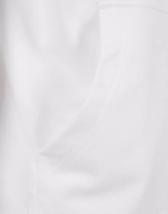 Мъжки суичър в бял цвят Urban Classics Basic Terry Zip Hoody, Суичъри с цип - Hoodstyle.bg