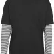 Мъжка  тениска в черно Urban Classics Oversized Double Layer Striped LS Tee, Тениски - Hoodstyle.bg