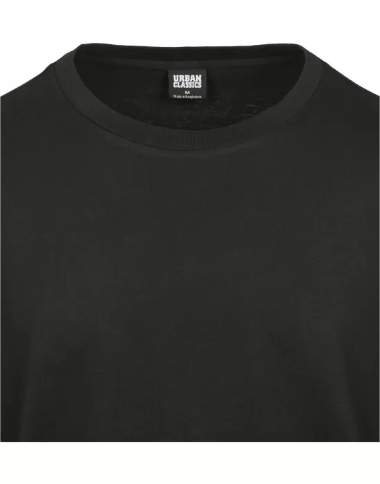 Мъжка  тениска в черно Urban Classics Oversized Double Layer Striped LS Tee, Тениски - Hoodstyle.bg