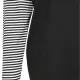 Мъжка  тениска в черно Urban Classics Oversized Double Layer Striped LS Tee, Тениски - Hoodstyle.bg