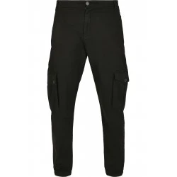 Мъжки панталони в черно Urban Classics Tapered Cargo Pants 
