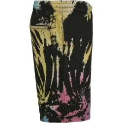 Мъжки къси панталони в черен цвят Urban Classics Tie Dye.