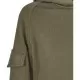 Дамски суичър в цвят маслина Urban Classics Ladies Short Worker Hoody, Суичъри - Hoodstyle.bg